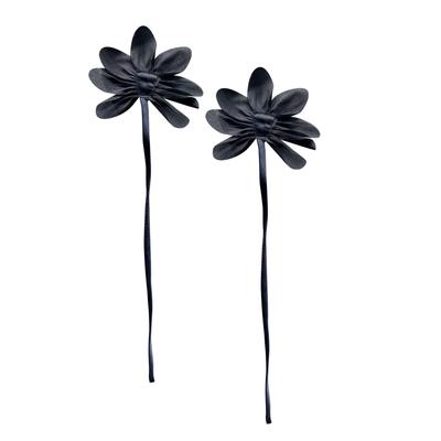 Dreidimensionales Mesh Blume Damen Design Sinn Unregelmäßiges Band Blatt Brustblumenpaar