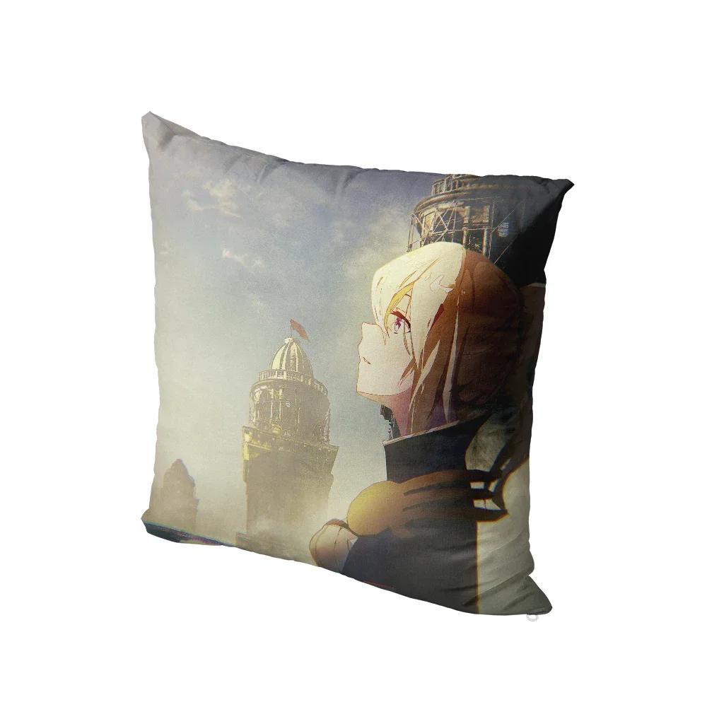 Anime Cartoon Genshin Series Printed Pillowcase Cute Kawaii Pink Bedside Bedroom Sofa Cushion Cover Body Pillow Case x