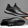 2025 New Casual Men's Shoes British Breathable Men's Business Casual Soft Leather Shoes a Leather Shoe