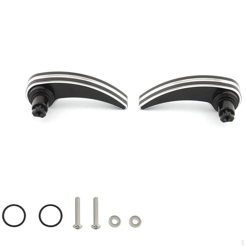 Motorcycle Saddlebag Latch Kit ,Aluminum Alloy ,Replaces, Premium Saddle Bag Handles