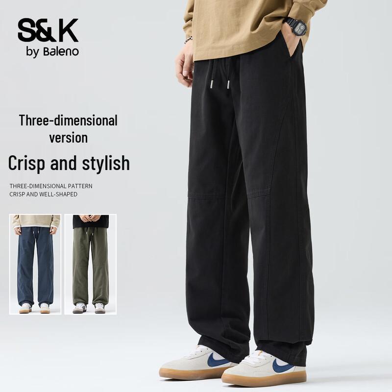 

Baleno Men s S&K Series Retro Cotton Cargo Pants L