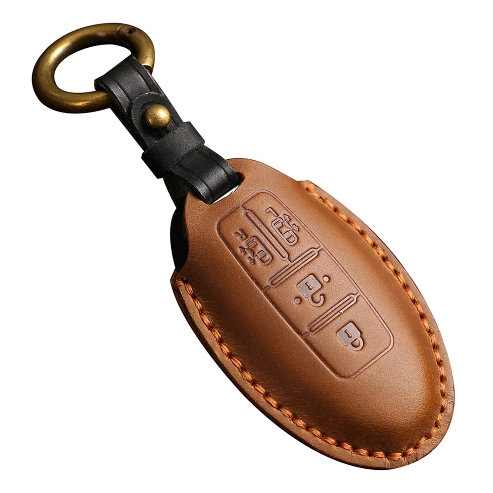 [Kinotaka] Nissan Compatible Genuine Leather Smart Key Case New Serena C27 Late Model Notebook