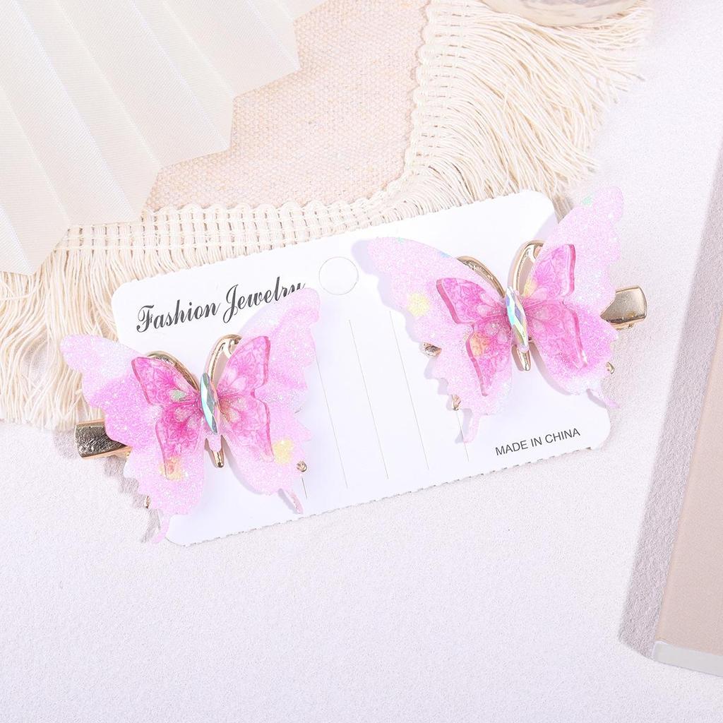 Cross-Border Butterfly Hair Clip for Girls - Ancient Costume Style Hair Accessory