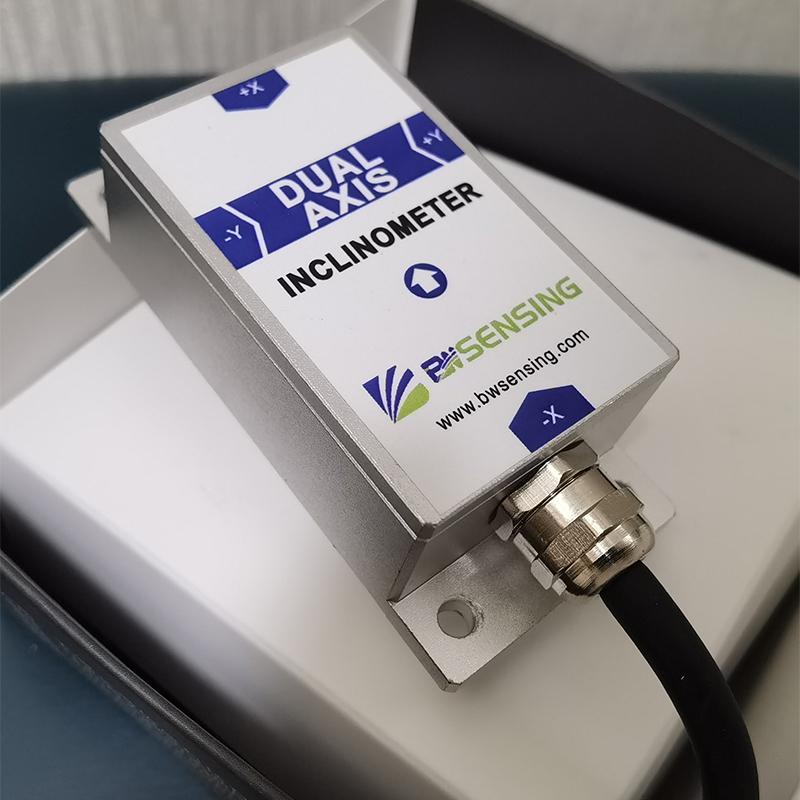 BWN420 Dual Axis Inclinometer Dual-Axis Tilt Angle Sensor with Accuracy 0.02 Resolution 0.001 Degree 0-5V 0-10V RS232 Output 0-5V BWN420