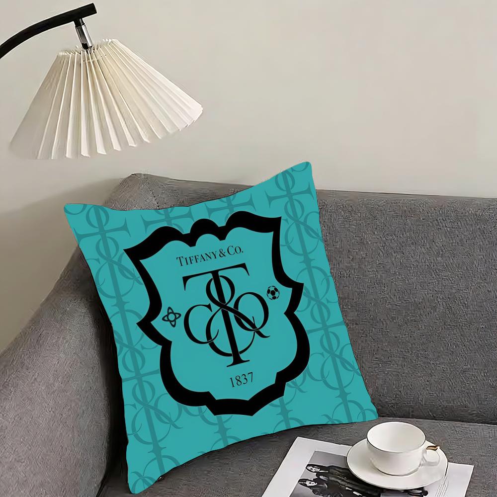 Tiffany & Co Cushion Cover Reversible Plush Pillow Cover – For car, sofa, bedroom, perfect as a gift.