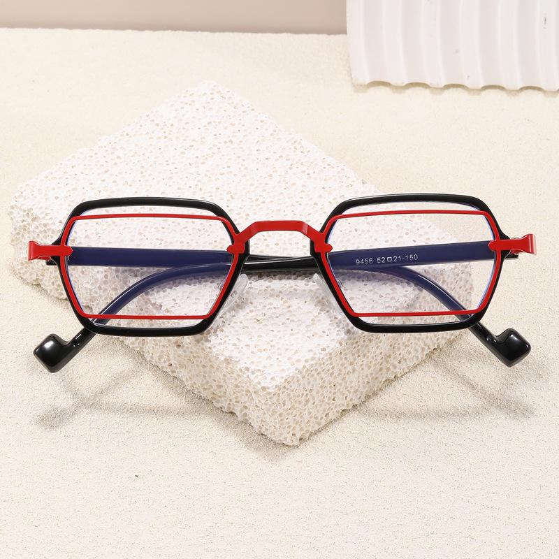 European American Style Woman Sunglasses Polygon Shape Stylish Sun Glasses Man High Quality Uv Protection Female Sunglass