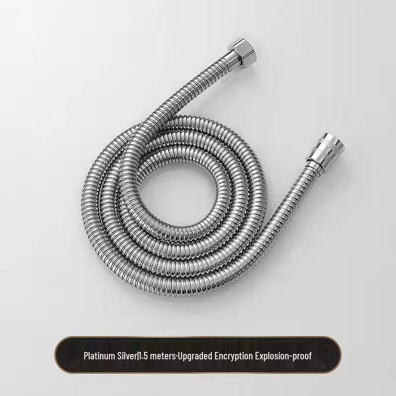 High-Pressure Handheld Rainfall Shower Head with Water Heater and Faucet