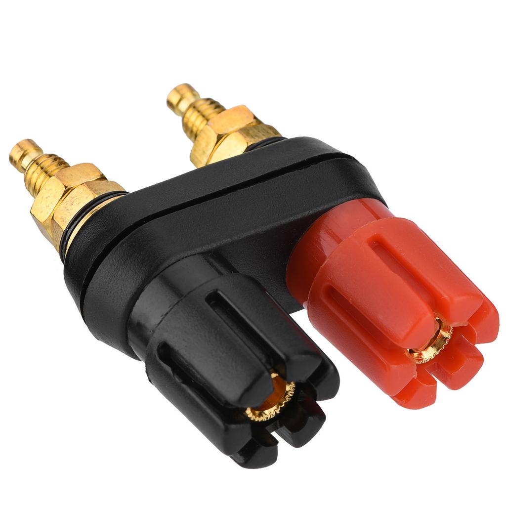 Speaker Binding Post Terminal Power Amplifier 2 Way Banana Plug Jack (4PCS)
