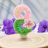 Creative Design Peach Blossom Digital Candle Wax Holder Design Clean Hygienic Birthday Party Cake Handmade DIY Decoration