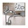 Robinet Monobloc Modern pentru Baie-Duș Umplere Cadă Baie Robinet din Alamă cu Pară de Duș