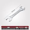 Double-Headed Open-End Wrench Set: Sizes 6-7, 8-10, 12-14, 14-17, 19-22.