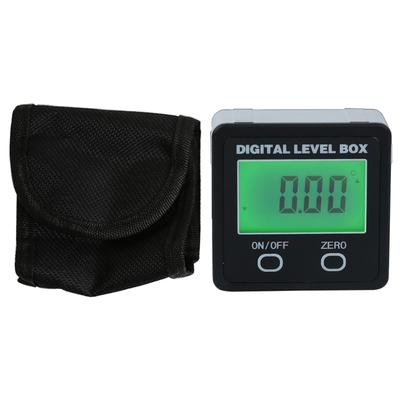 Auto Rotating Digital Angles Meter With Backlights Display Double Measurement Mode Magnetic Base For Woodworking
