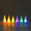 Holiday Tabletop Ornament Christmas Tree Night Light, LED Decorative Lamp for Bedroom And Party Atmosphere Battery Operated Room Accent Lighting,