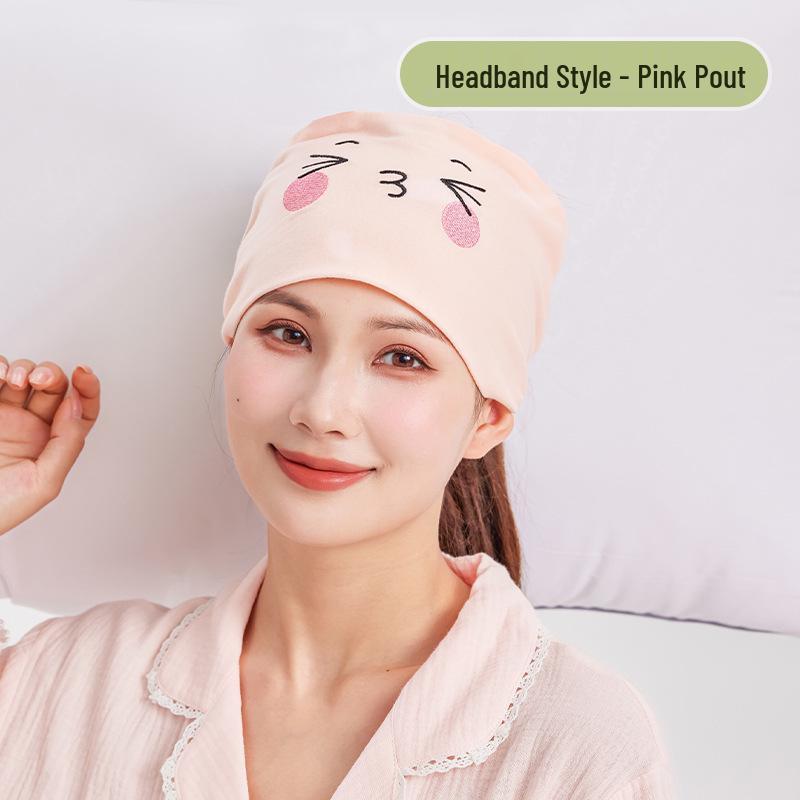 Windproof Cotton Postpartum Headscarf & Hat for Spring/Summer – Maternity & Pregnant Women's Essential