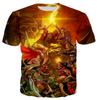 T-shirts He Man et les Maîtres de l'Univers, imprimés en 3D, style streetwear, pour hommes et femmes, surdimensionnés, pour enfants