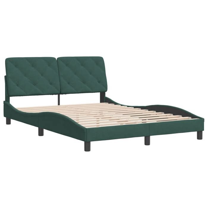 VidaXL Bed Frames Without Mattress, Upholstered Bed, Slat Base, Double Bed, Adult Bedroom Interior Bed, 3207926