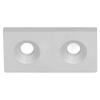 10Pcs Aluminum   End   Alloy Metal Cover Plate Linr Moving Parts 3060 Double Holes