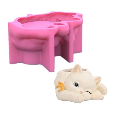 Pequeno para concreto molde de silicone suculenta vaso de flores argila cimento gesso moldes jardim casa flor s molde