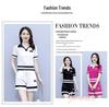 Women's 2024 Summer Stylish Korean Polo Lapel Short-Sleeve Shorts Set