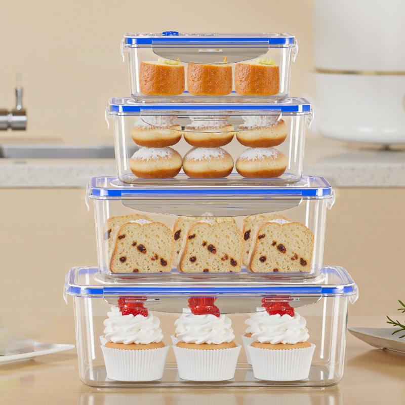 Refrigerator Fresh-Keeping Storage Box Kitchen Vegetable And Fruit Food-Grade Timer Storage Box Frozen Egg Dumpling Storage Box