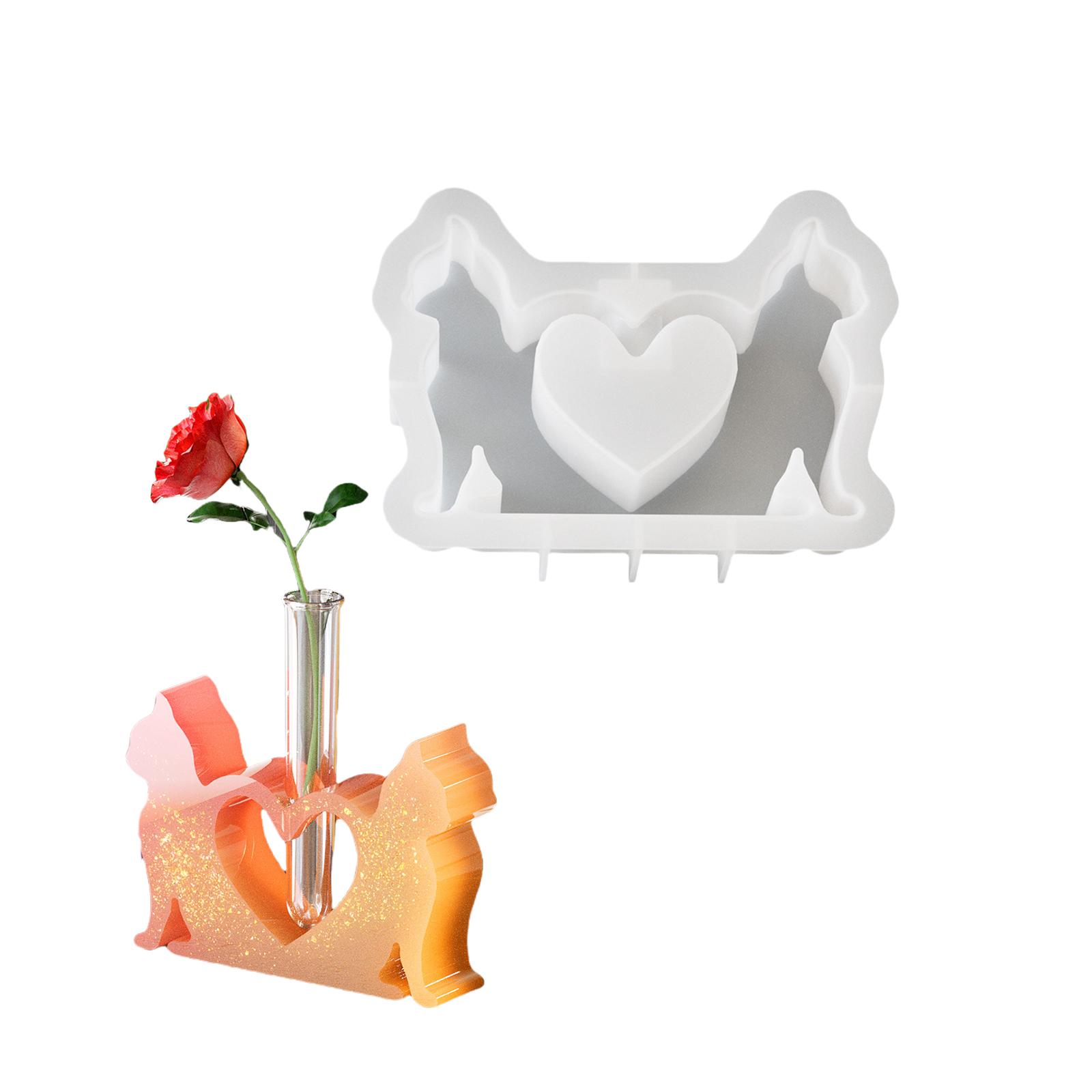 

Формы из эпоксидной смолы с изображением животных для создания миниатюрных гидропонных держателей для растений. Товары для рукоделия. Силиконовые формы. 3