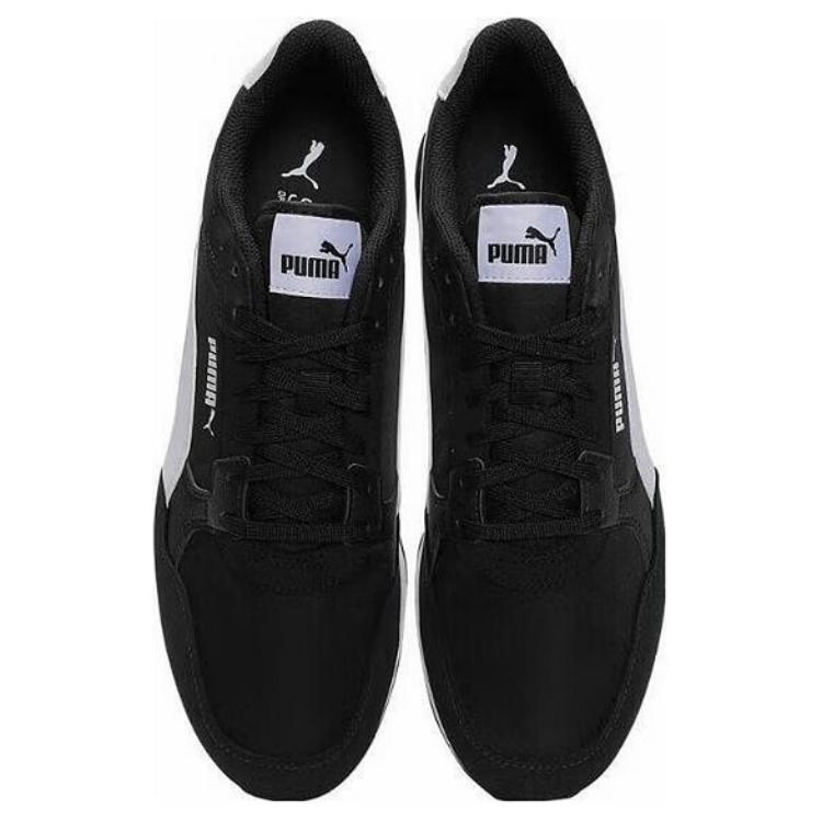 Puma St Runner V4 NL Comfortable Versatile Low-Top Lifestyle Sneakers Unisex Sneakers Black White 399069-01
