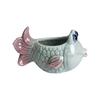Fish Plant Pot Flowerpot Garden Pot Ceramic Fleshy Plant Pot Planter Plant Holder for Home Office Desk Mini Ornament