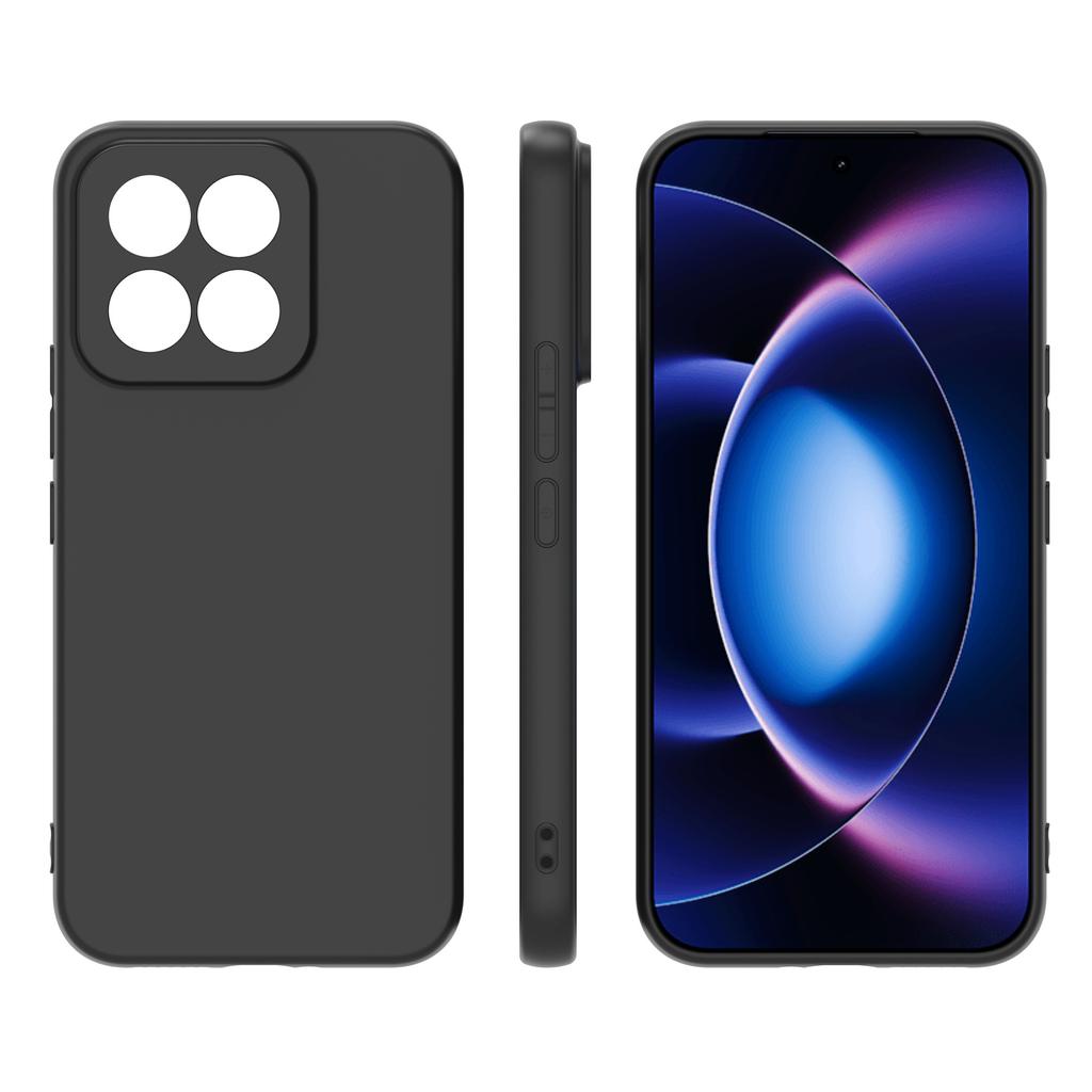 Applicable to Xiaomi Mi 15S Pro black matte mobile phone case Xiaomi 17ultra anti-fingerprint TPU manufacturer