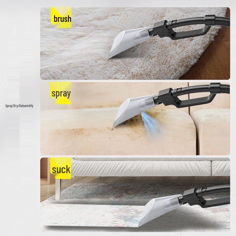 Powerful Fabric Sofa & Carpet Spray Extraction Cleaner: Integrated Vacuum and Washing Machine for Home & Commercial Use