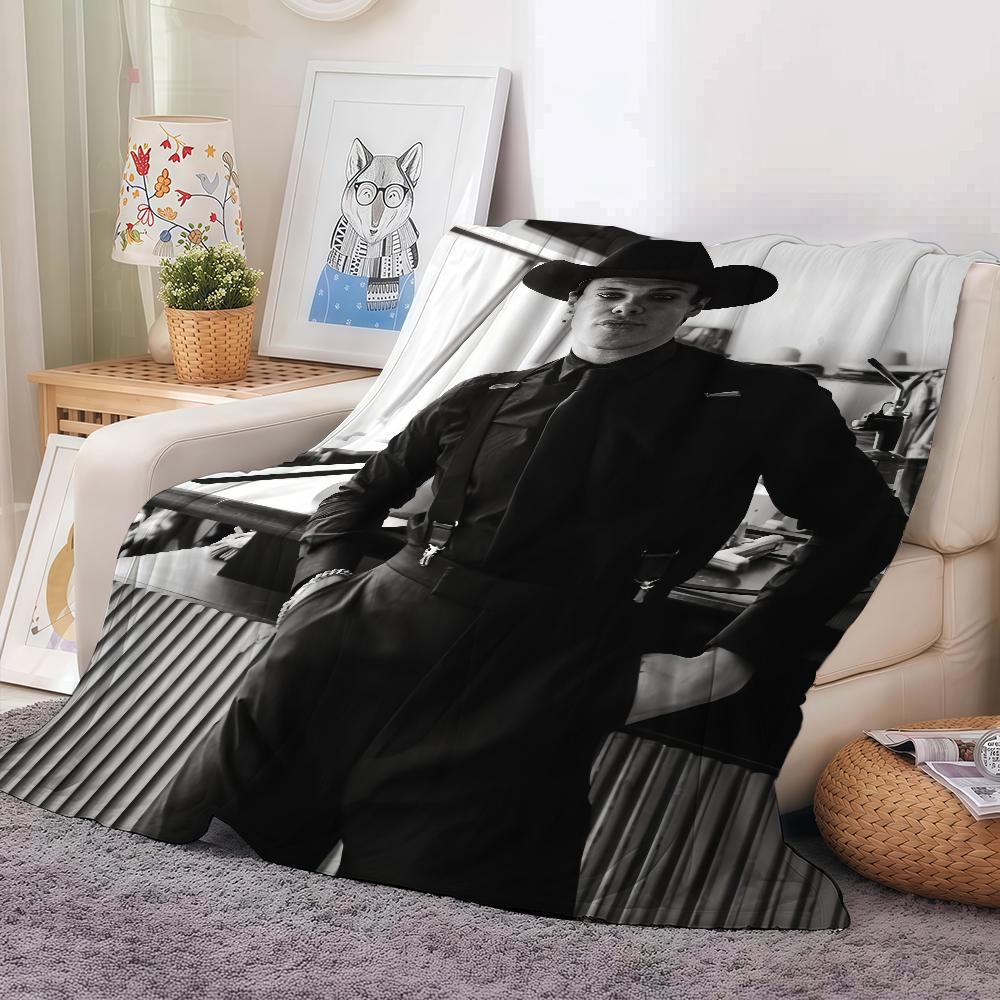 Y-Yungblud Heißer Sänger Decke Warm Und Weich Geeignet Für Schlafzimmer Wohnzimmer Schlafsofa Büro Reisen Camping