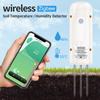 Smart Wireless Soil Moisture Meter Tuya Zigbee Temperature Humidity Tester IP67 Waterproof Soil Detector for Garden Planting