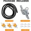Gas Fuel Line Hose Clamps Fuel Filters With Inline Shut Off Valve Petcock Set For 50Cc 70Cc 90Cc 110Cc 125Cc 150Cc Taotao Coolster Apollo Baja ATV
