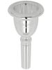Miraphone Tuba Mouthpiece TU09(C2) American Model, Silver-Plated Finish