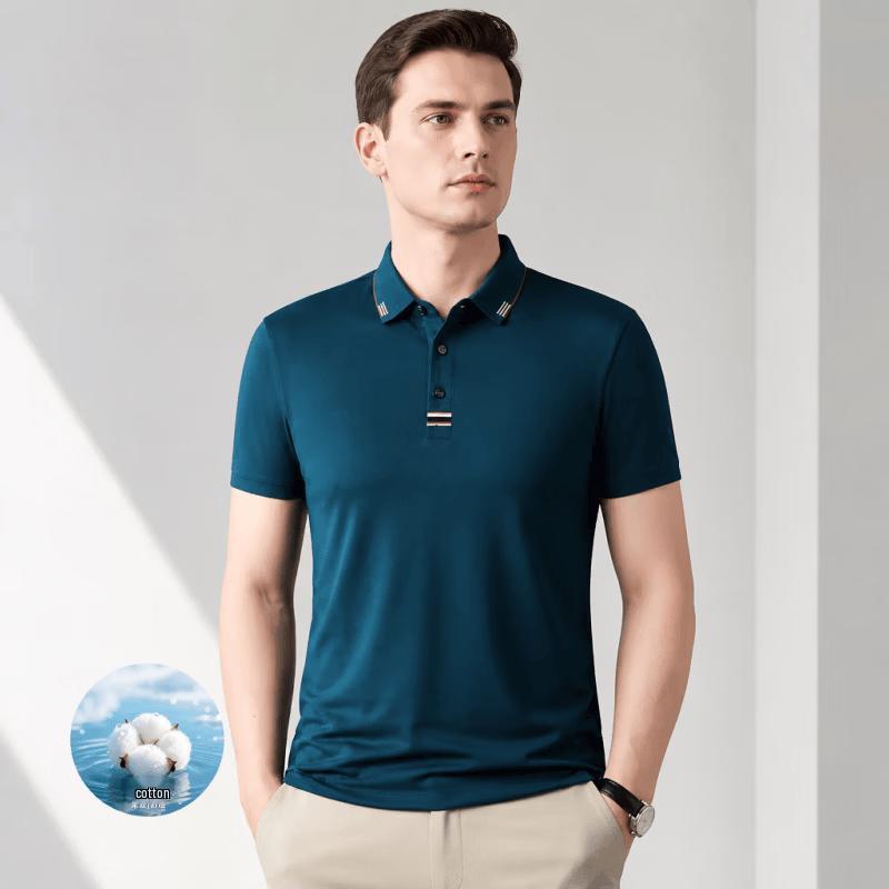 VEE KELLEN Men's Breathable Short Sleeve Polo T-Shirt