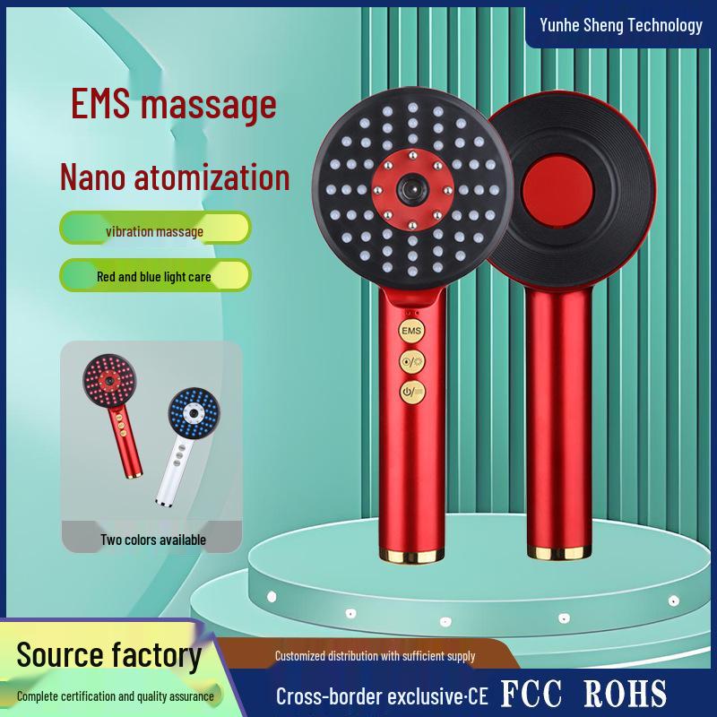 

Scalp Medicine Applicator & Hair Growth Roller Comb with Nano Atomization червоний