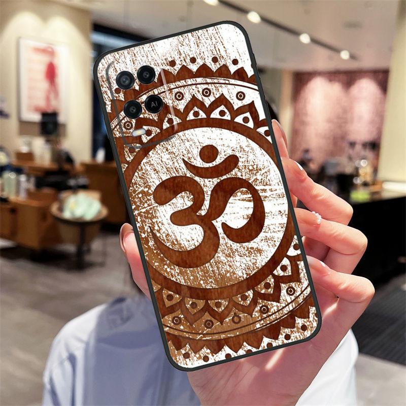 Custodia Simbolo Hindu Yoga Om Per Oppo A40 A60 A80 A18 A38 A58 A78 A98 A16 A76 A96 A15 A17 A77 A74 A94 A54 A57S