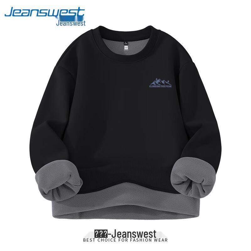 

Jeanswest Men s Fleece Lined Crewneck Sweatshirt 2XL