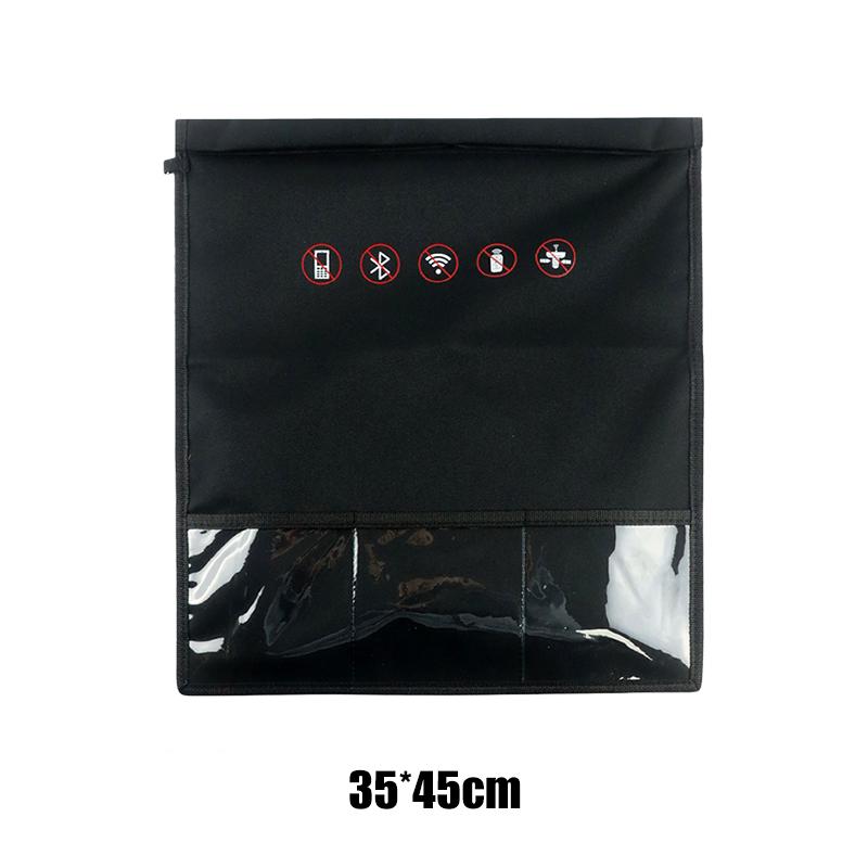 Laptop Faraday Mobile Phone Notebook Blocker Bag RFID RF Signal Blocker Shielding Safety Package Anti-theft Brush Pouch 35*45cm