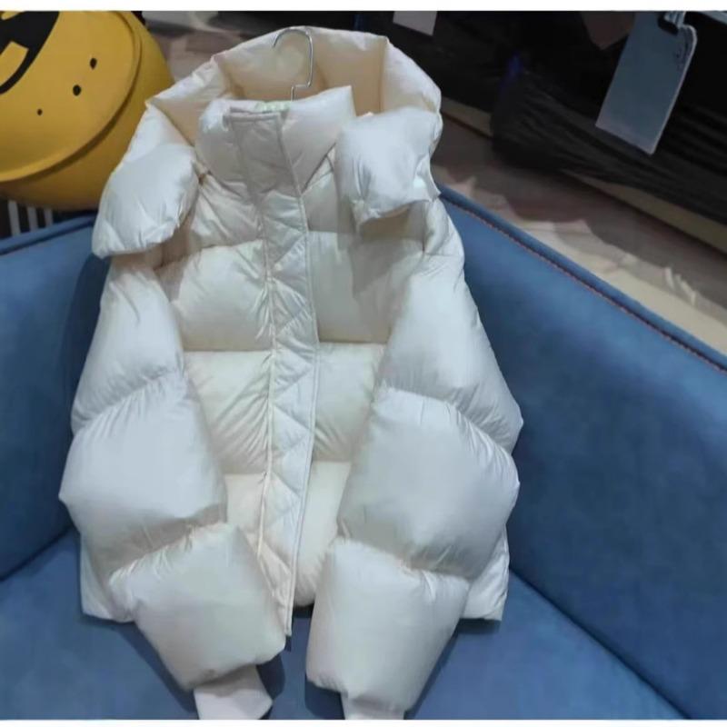 Women Short Thickened Loose Padded Cotton Coat Winter Warm Outerwear