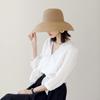 Sunscreen Hepburn Wind Sun Hat Sun Protection Straw Hat Hot Sale Folding Beach Hat  Travel