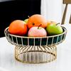 Wrought Iron Ceramic Plate Fruit Plates Candy Snack Tray Salad Bowl Dish Dessert Dim Sum Cake Stand
