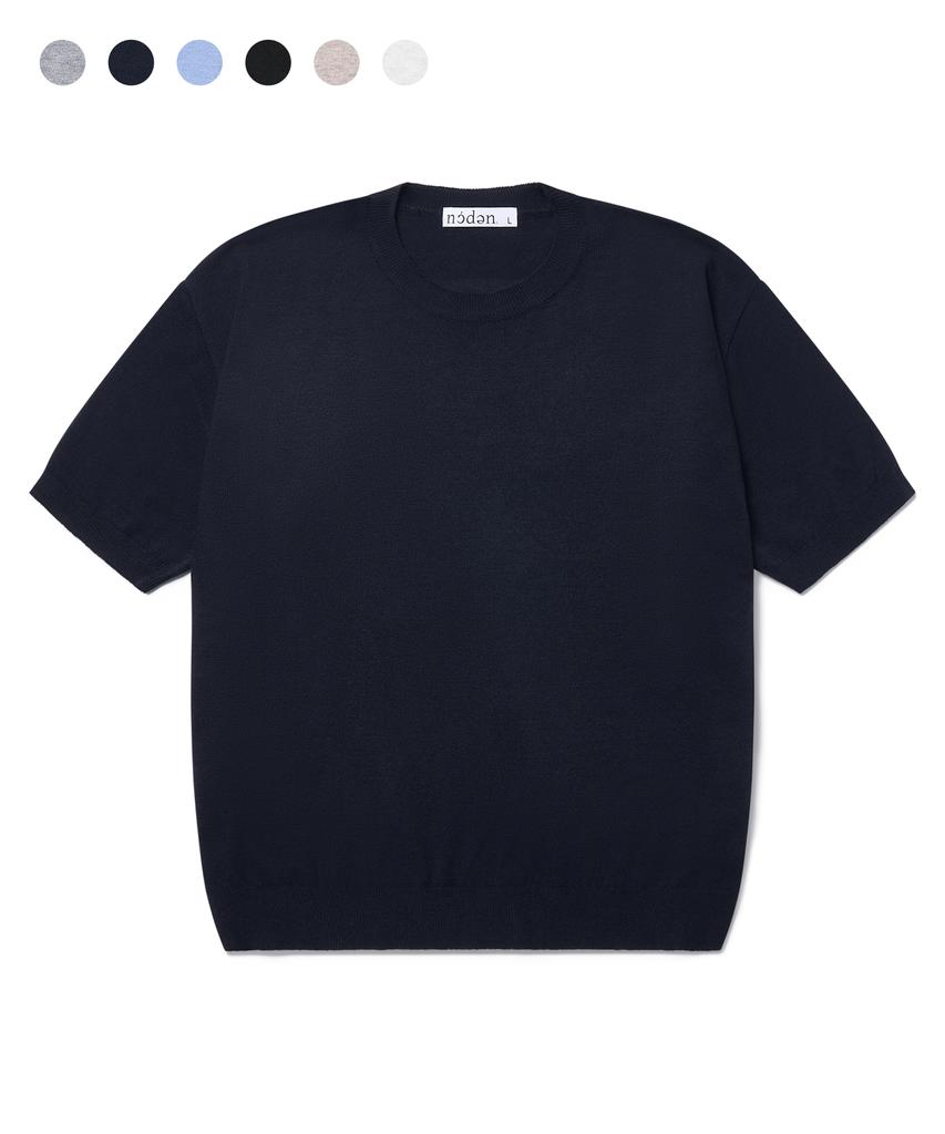 Nodeun Washable Summer Wool Crop Short Sleeve Knit - 6 Colors