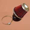 48mm 45° Breather Bend Elbow Neck Air Intake Filter Cleaner For Motorcycle Dirt Bike ATV