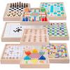 Brangdy Pine Wood 2-in-1 Multi-Game Set