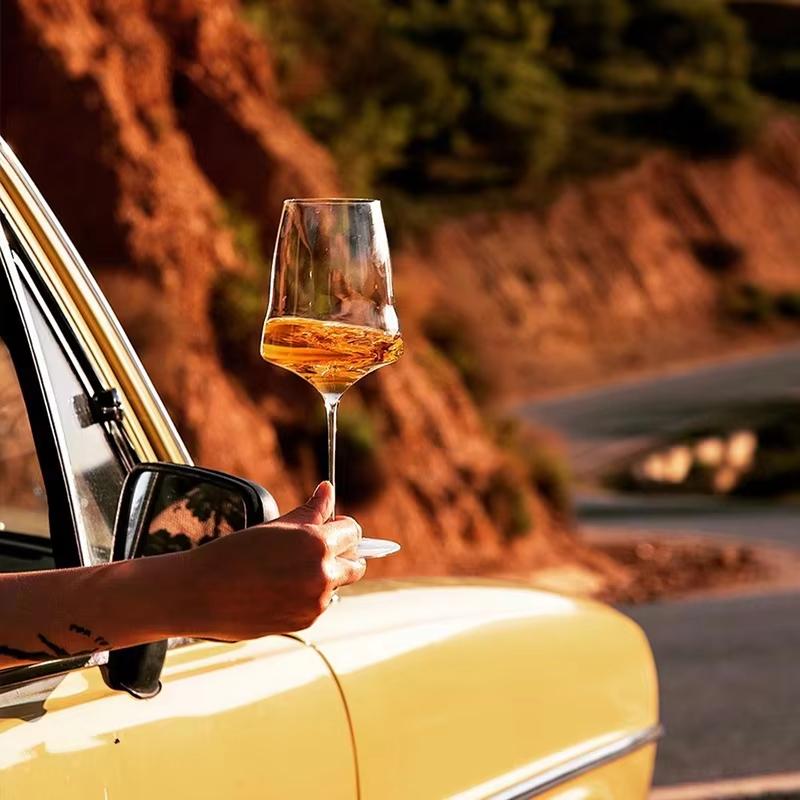 Calice da vino in cristallo di lusso in stile Josephinen di qualità superiore 0,5 mm Estremamente sottile Fatto a mano Impeccabile Coppa da champagne