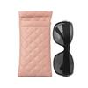 Shrapnel Snap Shut Duble-layer Glasses Case Portable Leather Glasses Storage Bag  Male
