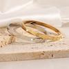 Titanium Steel Bracelet - Elegant Gold and Silver Jewelry - Stainless Steel with Diamonds - Clasp for The Bracelet