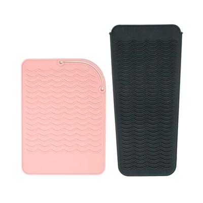 MILASIC Set von Glätteisen, Wärme Hot Storage Direct 2WAY Glätteisen Tragbare Tasche, Rosa, 2, Fall, Resistant, Abdeckung, Platzierung, Halter, Silikon,