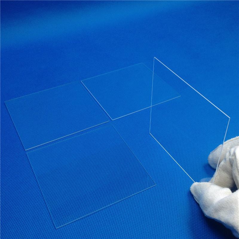 High purity transparent high temperature resistant quartz plate
