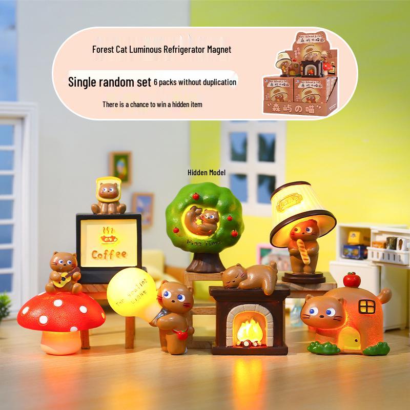 Chao Wan Super Stable Emotion Little Fairy Luo - Second Wave Flocked Blind Box Cute Desktop Decoration Ornament.